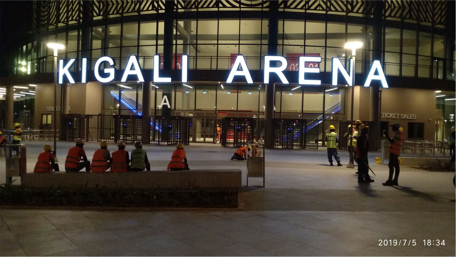 Kigali Arena Stadium Turnstile Project