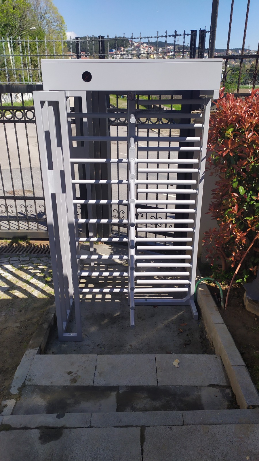 Full Height Turnstile Installation for Villa Park Residence